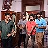 Mohammad Ali, Pawan Kalyan, Siva Balaji, Ajay, Kamal Kamaraju, and Chaitanya Krishna in Katamarayudu (2017)