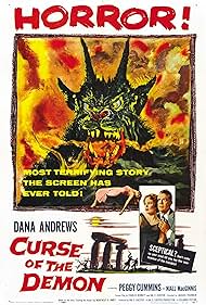 Dana Andrews and Peggy Cummins in Curse of the Demon (1957)