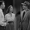 Bruce Bennett, Scott Brady, and Peggy Dow in Undertow (1949)