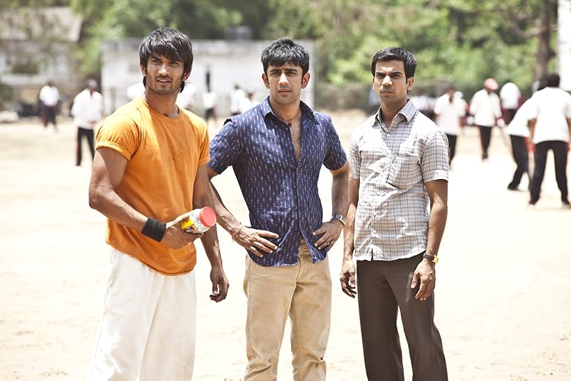 Amit Sadh, Sushant Singh Rajput, and Rajkummar Rao in Kai Po Che (2013)