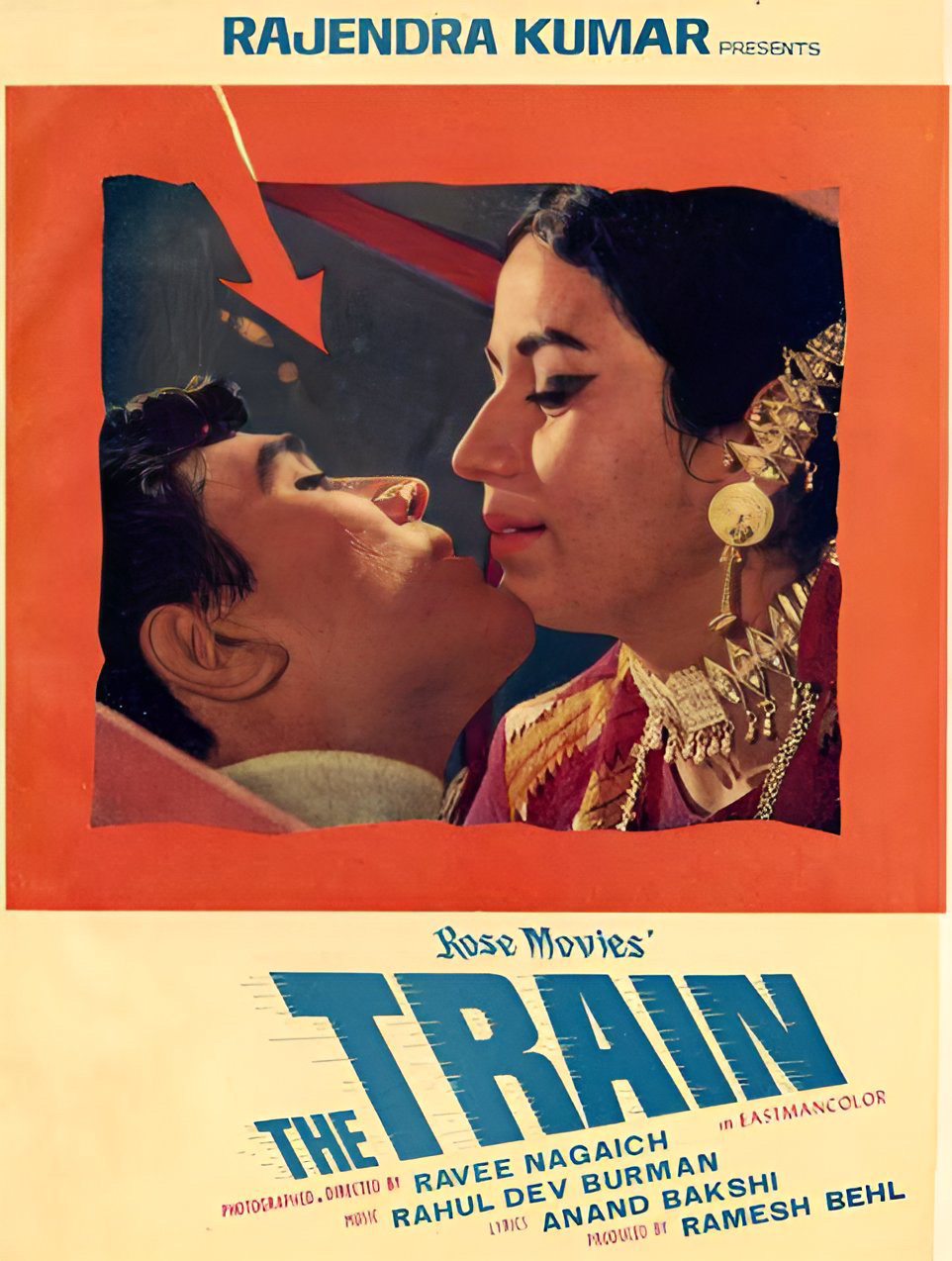 Rajesh Khanna and Nanda Karnataki in The Train (1970)