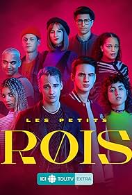 Célia Gouin-Arsenault, Myriam Gaboury, Chanel Mings, Madi Chirara, Pier-Gabriel Lajoie, Lévi Doré, Alex Godbout, Karl-Antoine Suprice, and Audrey Roger in Les petits rois (2021)