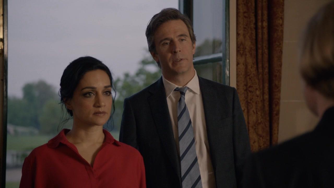 Jack Davenport and Archie Panjabi in Next of Kin (2018)