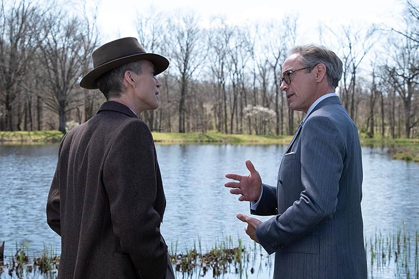 Robert Downey Jr. and Cillian Murphy in Oppenheimer (2023)