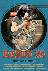 Efren Ramirez, Jeremy Ratchford, Paul Holowaty, and Cyrina Fiallo in Radio 88 (2017)