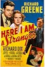 Richard Dix, Richard Greene, and Brenda Joyce in Here I Am a Stranger (1939)