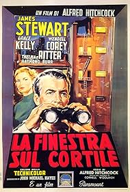 Grace Kelly and James Stewart in La finestra sul cortile (1954)