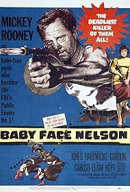 Mickey Rooney and Carolyn Jones in Baby Face Nelson (1957)