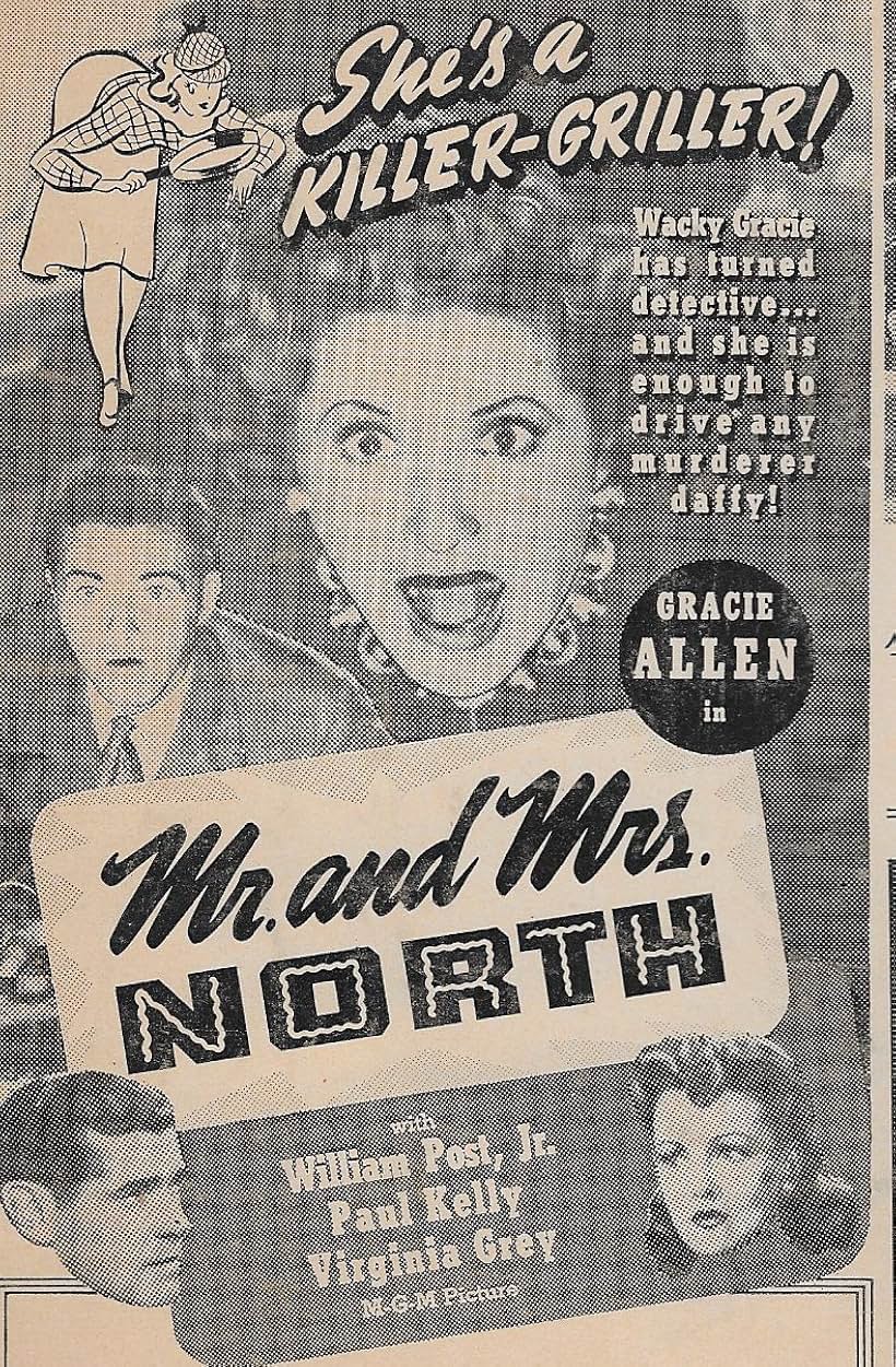 Virginia Grey, Paul Kelly, and William Post Jr. in Mr. and Mrs. North (1942)