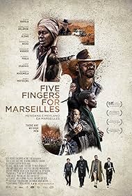 Dean Fourie, Vuyo Dabula, Anthony Oseyemi, Mduduzi Mabaso, Kenneth Nkosi, Hamilton Dlamini, Kenneth Fok, Brendon Daniels, Zethu Dlomo-Mphahlele, Aubrey Poolo, and Warren Masemola in Five Fingers for Marseilles (2017)