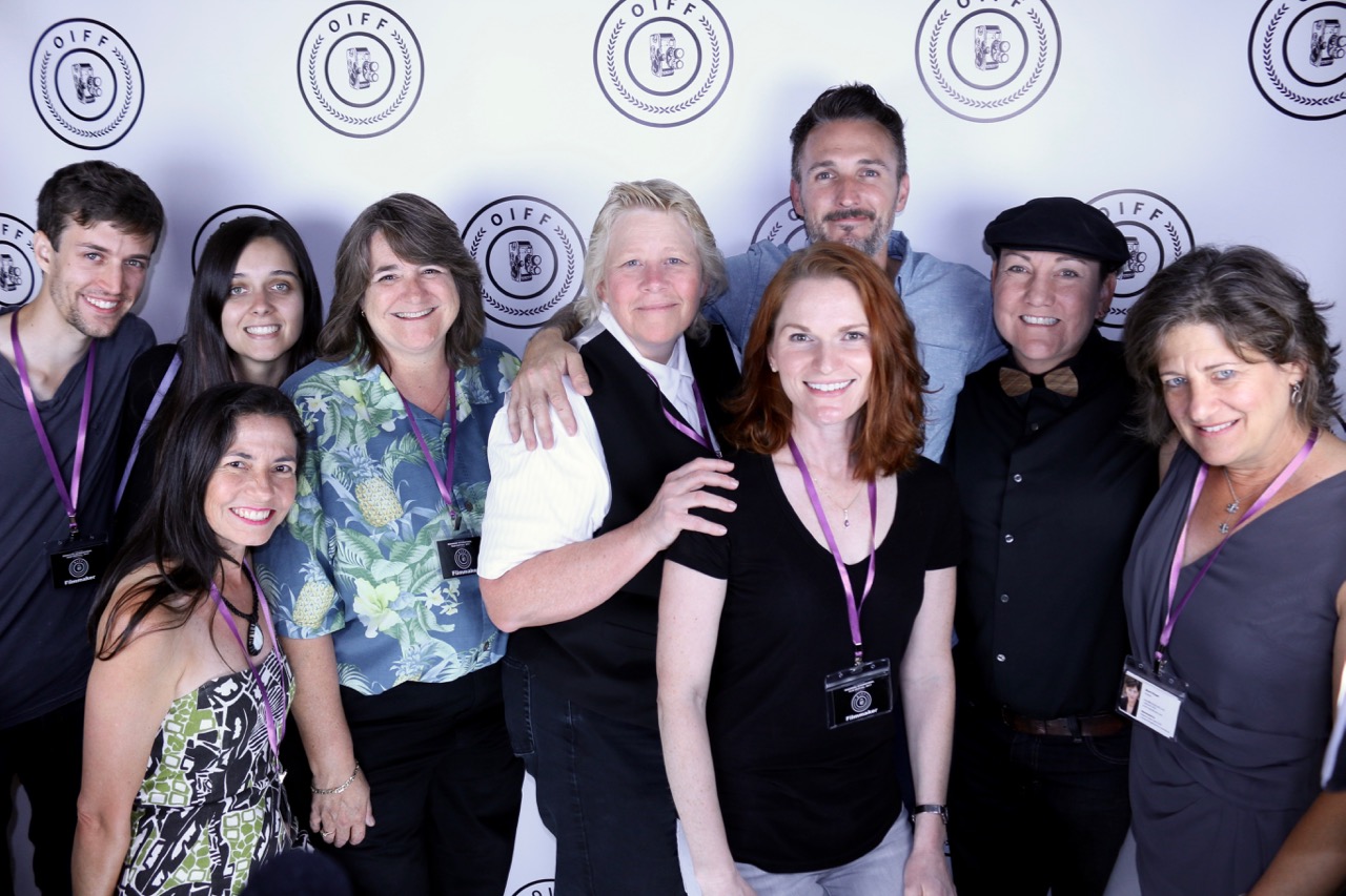 Windy Marshall, Dustin Roller, Marci Krown, Isabel Canzoneri, Susan Davis, and Rebecca Reyes at an event for The Highway (2016)