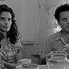 Joe Pesci and Theresa Saldana in Raging Bull (1980)