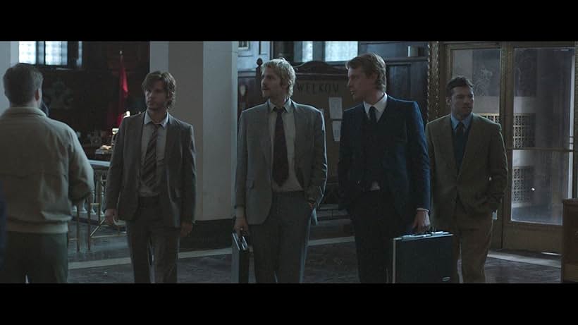 Ryan Kwanten, Jim Sturgess, and Sam Worthington in Kidnapping Mr. Heineken (2015)