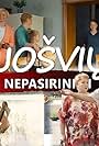 Vaidotas Martinaitis, Agne Siaulyte-Petunija, Larisa Kalpokaite, Lina Budzeikaite, Jonas Braskys Jaunesnysis, Juranda Varnelo, and Arvydas Dapsys in Uosviu nepasirinksi (2019)