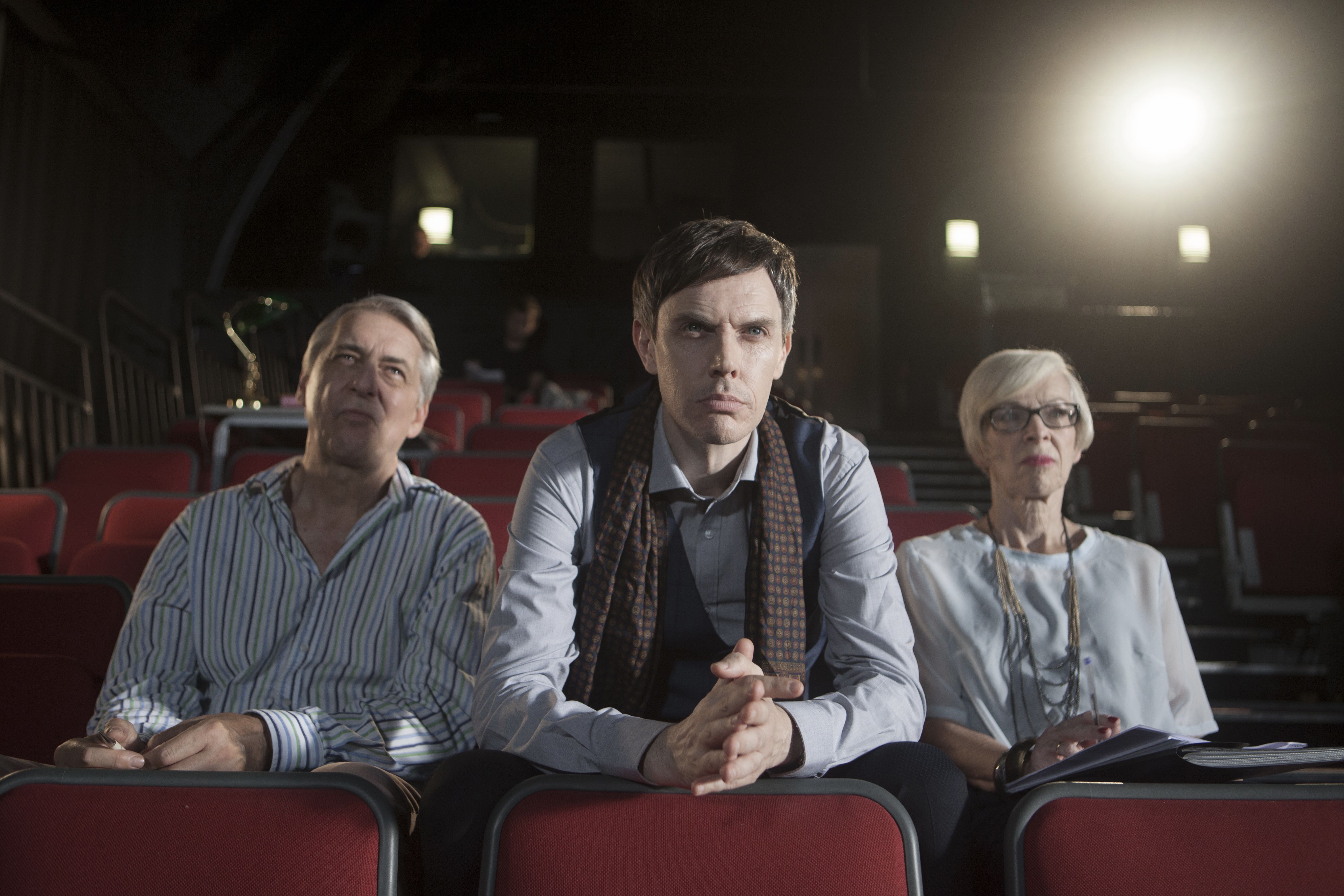 Jan Goodman, Tom Knight, and Ben Porter in Rupert, Rupert & Rupert (2019)