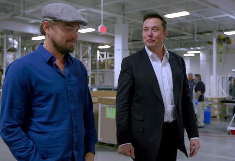 Leonardo DiCaprio and Elon Musk in The First Born (2016)