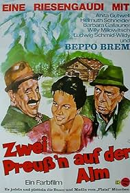 Beppo Brem, Anita Gutwell, and Willy Millowitsch in Zwei Matrosen auf der Alm (1958)