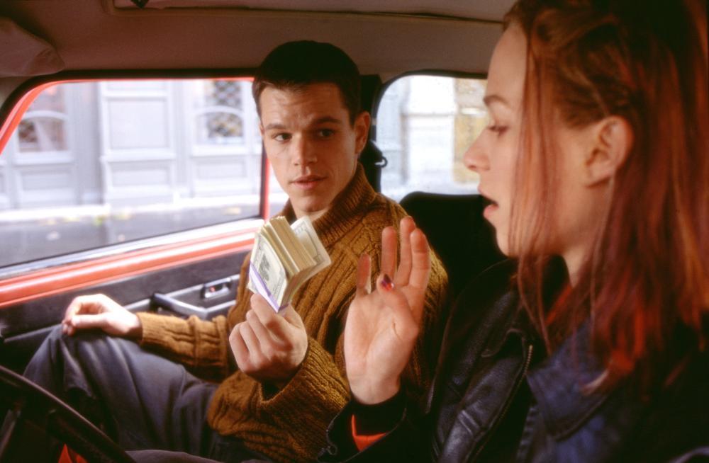 Matt Damon and Franka Potente in The Bourne Identity (2002)