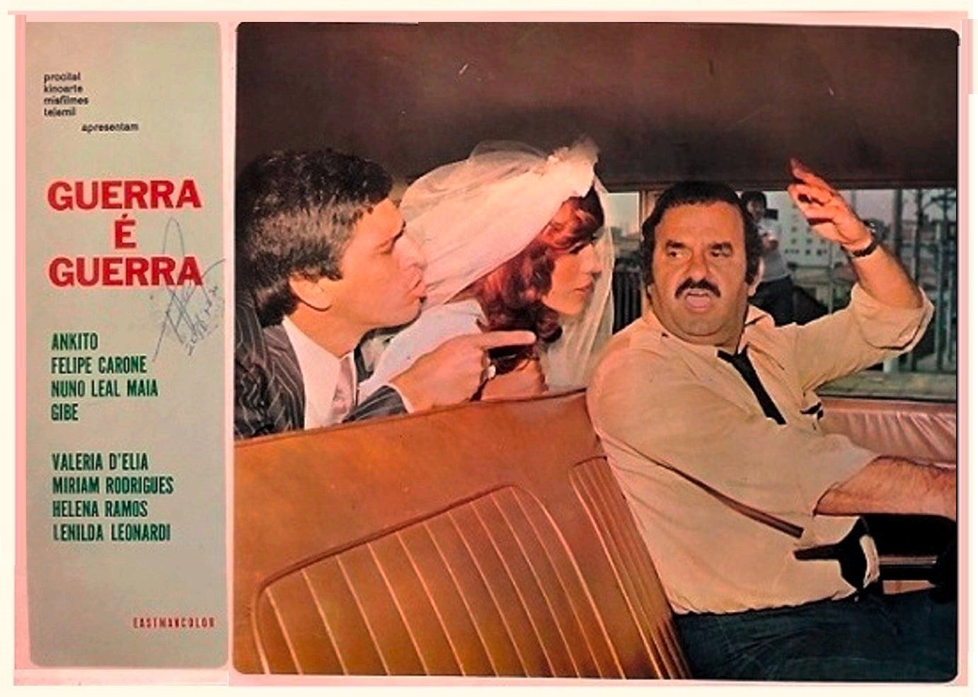 Felipe Carone, Lenilda Leonardi, and Nuno Leal Maia in Guerra é Guerra (1976)