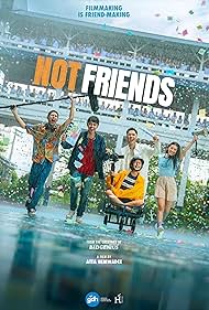 Thitiya Jirapornsilp, Anthony Buisseret, Pisitpol Ekaphongpisit, Tanakorn Tiyanont, and Natticha Chantaravareelekha in Not Friends (2023)