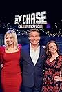 Lucy Porter, Kate Thornton, and Bradley Walsh in Celebrity Chase (2011)