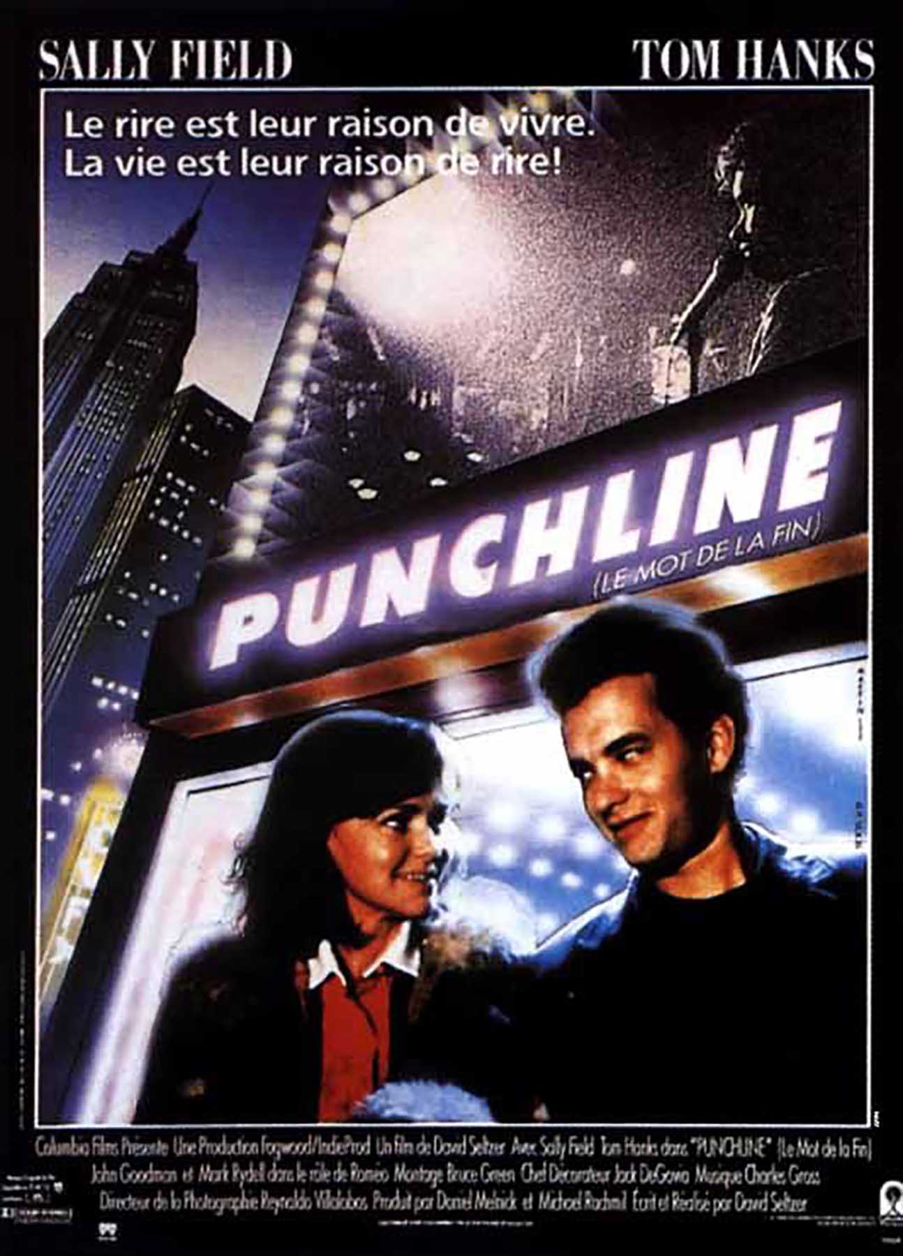 Tom Hanks and Sally Field in Punchline (1988)