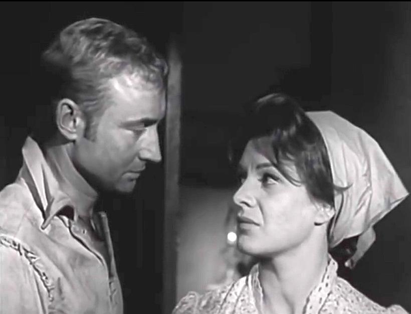 Nick Adams and Gail Kobe in The Rebel (1959)