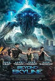 Frank Grillo, Bojana Novakovic, Iko Uwais, and Yayan Ruhian in Beyond Skyline (2017)