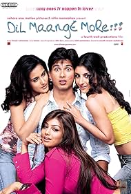 Tulip Joshi, Shahid Kapoor, Soha Ali Khan, and Ayesha Takia in Dil Maange More!!! (2004)