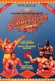 Hulk Hogan, Tom Lister Jr., Ed Leslie, Sherri Martel, and Randy Savage in Summerslam (1989)