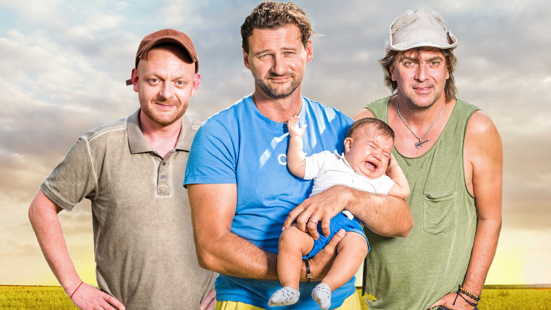 Marko Igonda, Lubo Kostelný, and Tomás Matonoha in Prázdniny (2017)