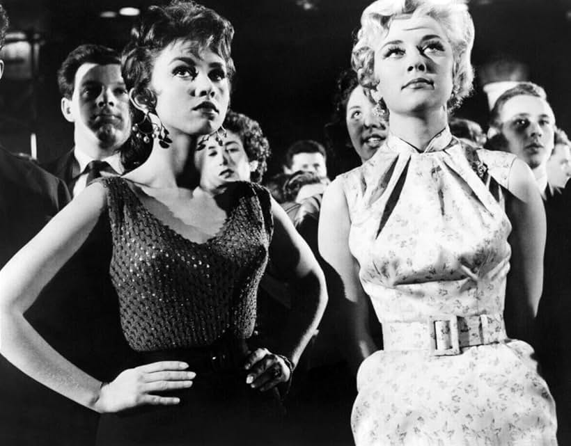 Carole Lesley and Jocelyn Lane in Dangerous Youth (1957)