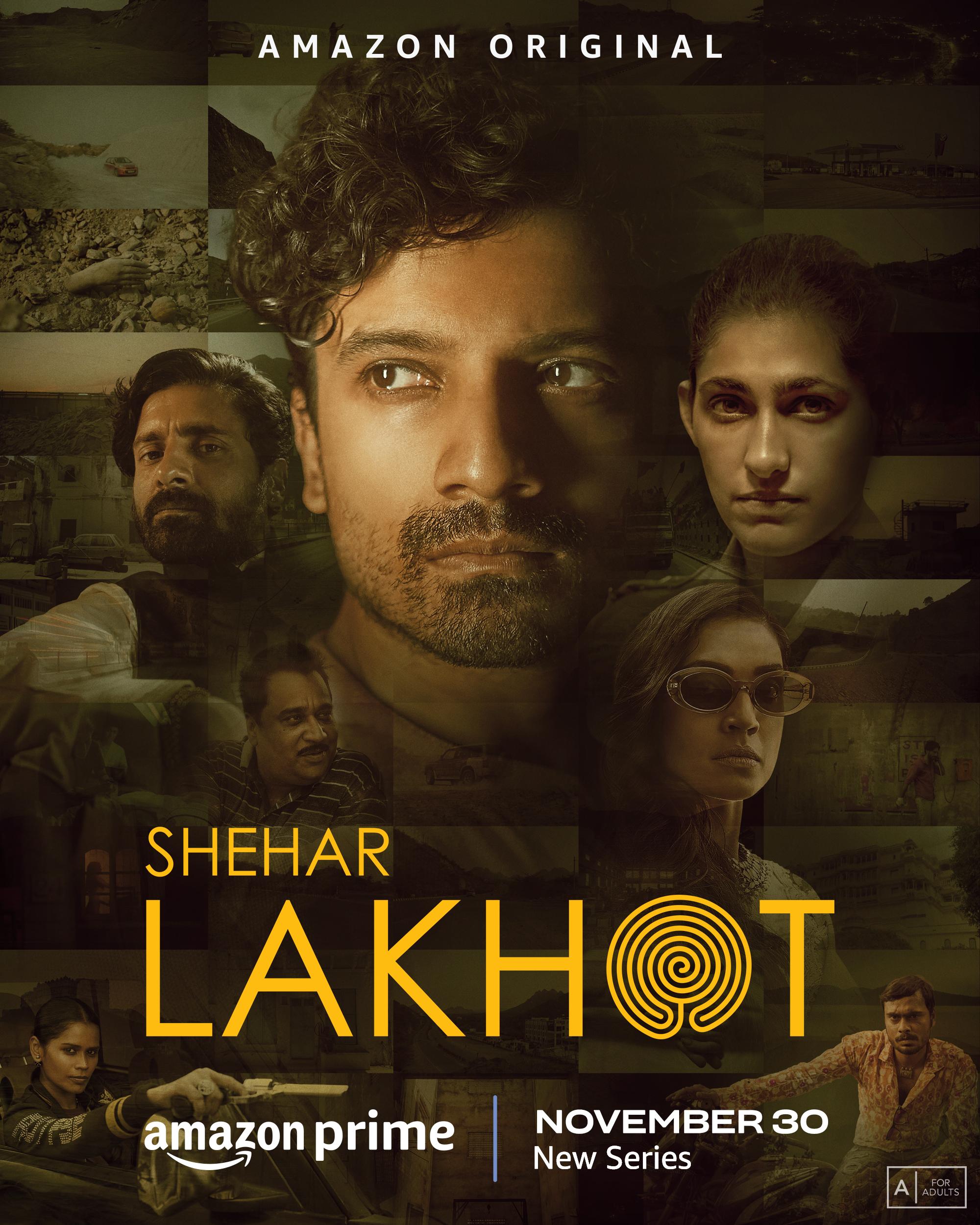 Manu Rishi Chadha, Shruthy Menon, Chandan Roy Sanyal, Kubbra Sait, Priyanshu Painyuli, Manjiri Pupala, and Kashyap Harsha Shangari in Shehar Lakhot (2023)