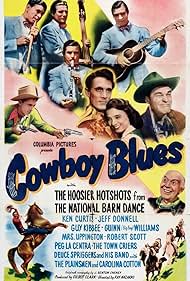 Carolina Cotton, Ken Curtis, Jeff Donnell, Guy Kibbee, Mark Roberts, Gil Taylor, Paul Trietsch, Ken Trietsch, Charles Ward, Guinn 'Big Boy' Williams, The Plainsmen, The Hoosier Hotshots, and Deuce Spriggins' Band in Cowboy Blues (1946)