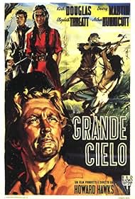 Kirk Douglas, Arthur Hunnicutt, Dewey Martin, and Elizabeth Threatt in Il grande cielo (1952)