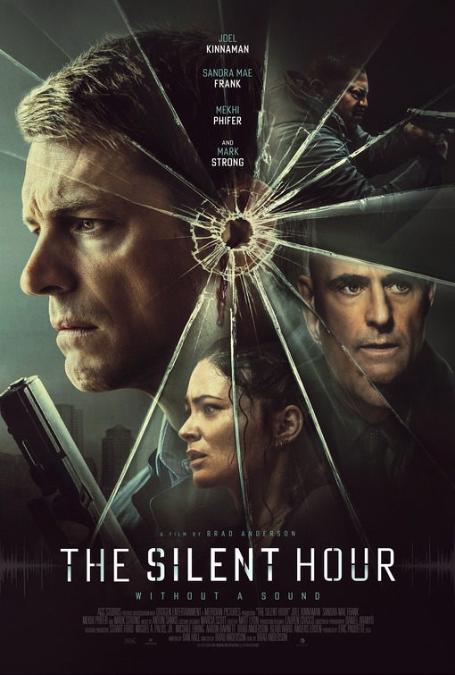 Mekhi Phifer, Mark Strong, Joel Kinnaman, and Sandra Mae Frank in The Silent Hour (2024)