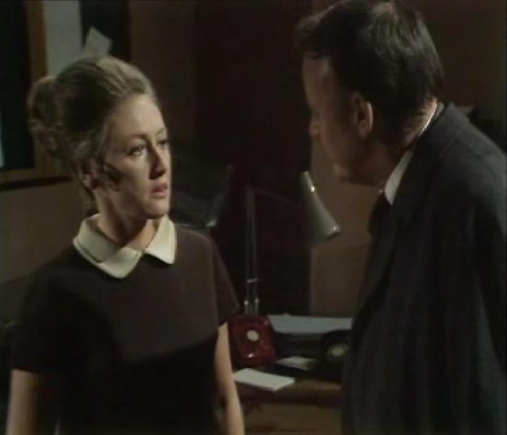 Alethea Charlton and Robert Urquhart in Menace (1970)