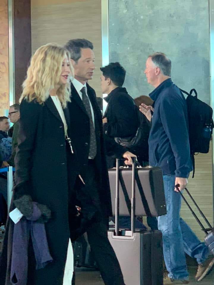 David Duchovny and Meg Ryan in What Happens Later (2023)