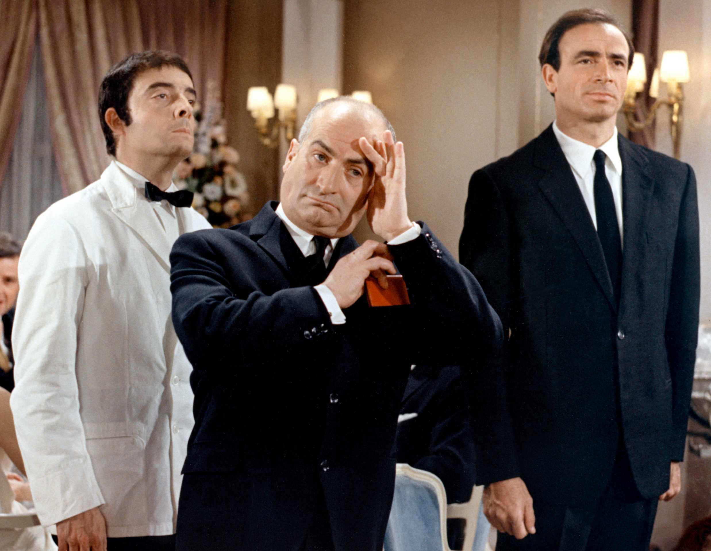 Louis de Funès, Michel Modo, and Venantino Venantini in What's Cooking in Paris (1966)