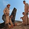 Lawrence P. Casey, Christopher George, Gary Raymond, and Justin Tarr in The Rat Patrol (1966)