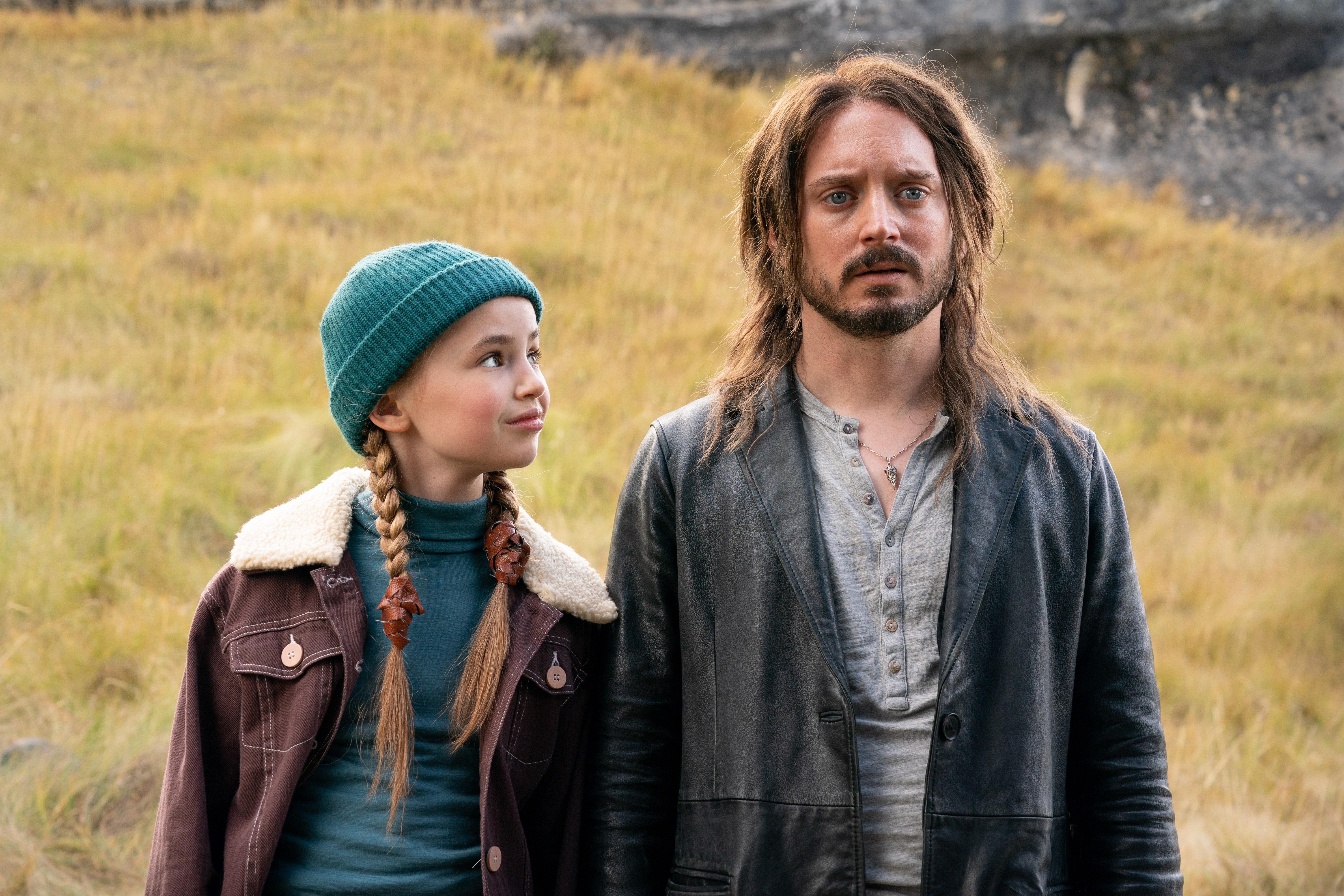 Elijah Wood and Nell Fisher in Bookworm (2024)