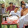 Pawan Kalyan, Siva Balaji, Ajay, Kamal Kamaraju, and Chaitanya Krishna in Katamarayudu (2017)