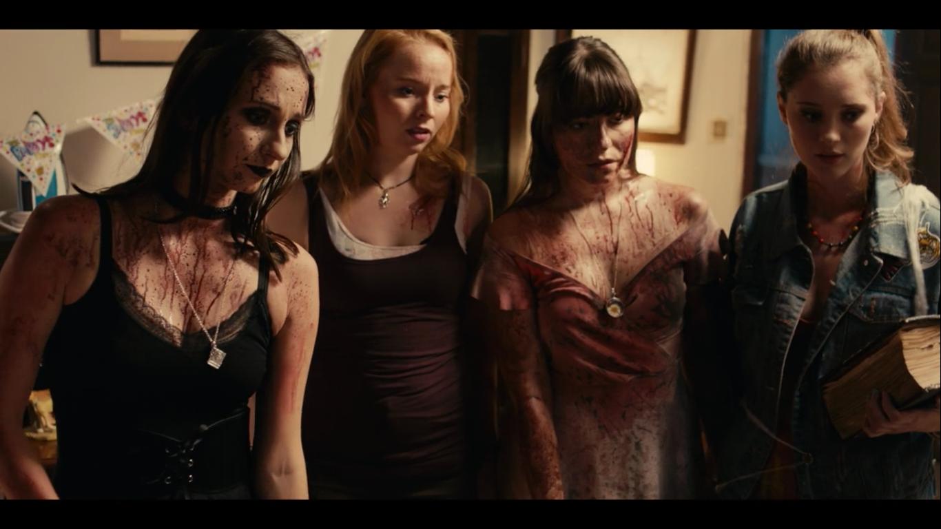 Lyndsey Craine, Michaela Longden, Lizzie Aaryn-Stanton, and Rose Muirhead in Book of Monsters (2018)