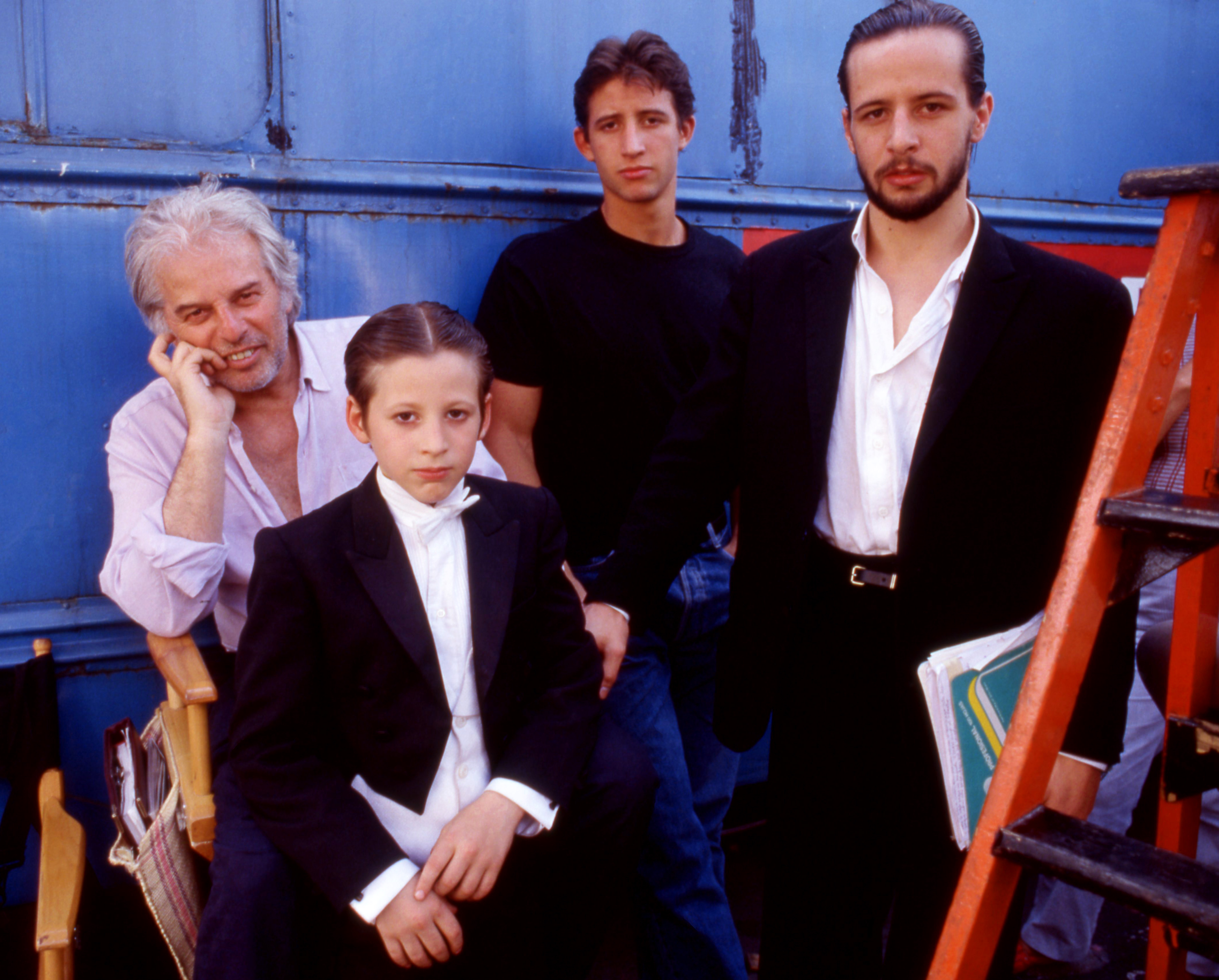 Adan Jodorowsky, Alejandro Jodorowsky, Axel Jodorowsky, and Teo Jodorowsky in Santa Sangre (1989)