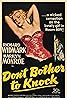 Don't Bother to Knock (1952) Poster