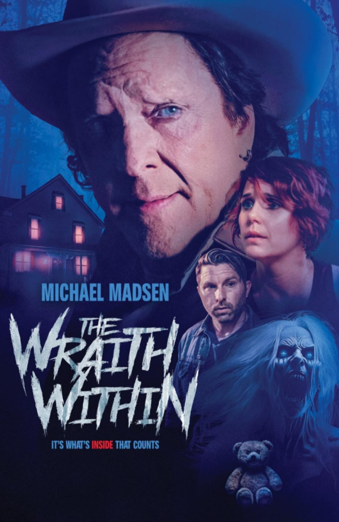 Michael Madsen, Ally Kathryn, Allison Hawkstone, and Shane Christopher in The Wraith Within (2023)