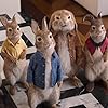 James Corden, Colin Moody, Margot Robbie, Aimee Horne, and Elizabeth Debicki in Peter Rabbit 2: The Runaway (2021)