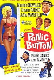 Maurice Chevalier, Mike Connors, Jayne Mansfield, Eleanor Parker, and Akim Tamiroff in Panic Button (1964)