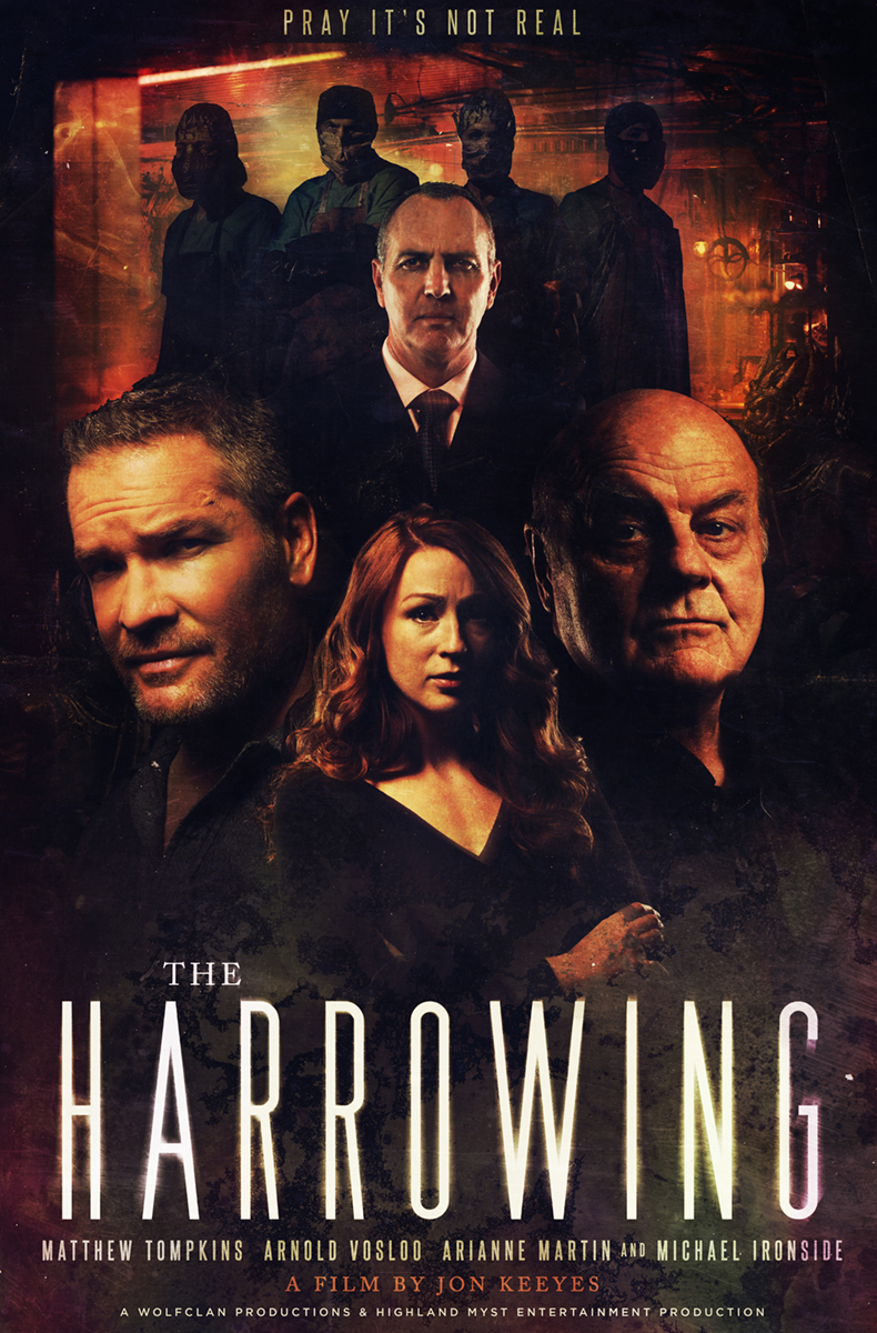 Michael Ironside, Jon Keeyes, Matthew Tompkins, Arnold Vosloo, and Arianne Martin in The Harrowing (2017)