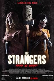 Damian Maffei, Lea Enslin, and Emma Bellomy in The Strangers: Prey at Night (2018)